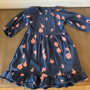 Tea Collection Size 5 Pink Floral Dress